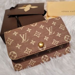 💞LV Monogram Idylle 6-Ring Key Case in Sepia 💞
